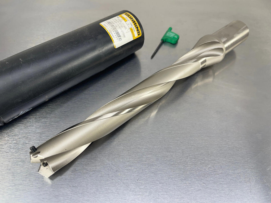 Guhring Drill Body 5248 Indexable Insert Tip 25.5mm - 27.5mm 7xD Coolant Through