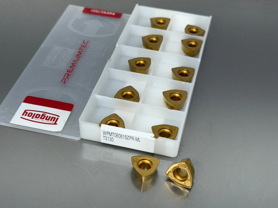 Tungaloy WPMT080615ZPR-ML T3130 Carbide Insert (Pack of 12)