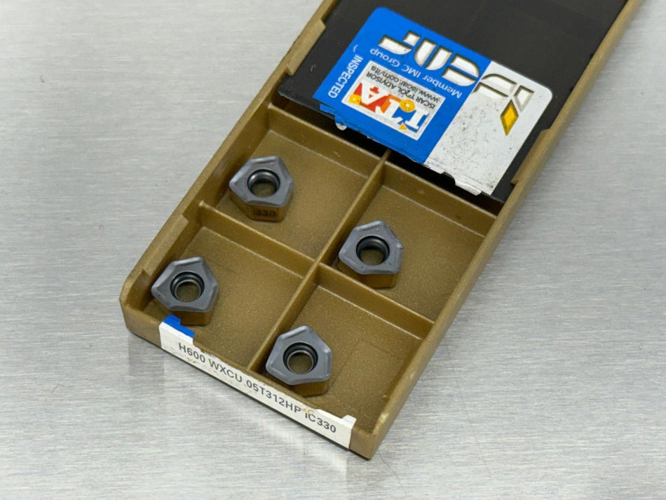 Iscar H600 WXCU 05T312HP IC330 Carbide Insert (Pack of 4)