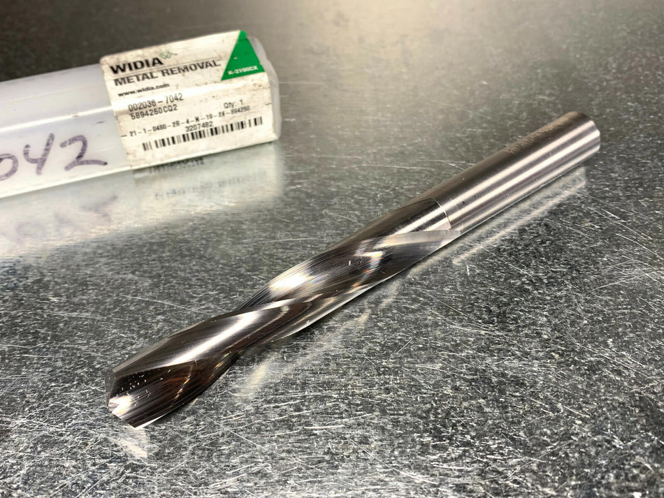 Widia Letter D .4799" Solid Carbide Drill