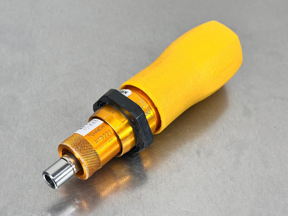 Tohnichi RTD22i Adjustable Torque Screwdriver Rotary Slip 6-22, 0.2lbf.in
