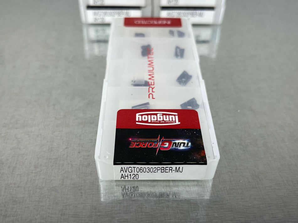 Tungaloy AVGT060302PBER-MJ AH120 Carbide Insert TungForce (Pack of 10)