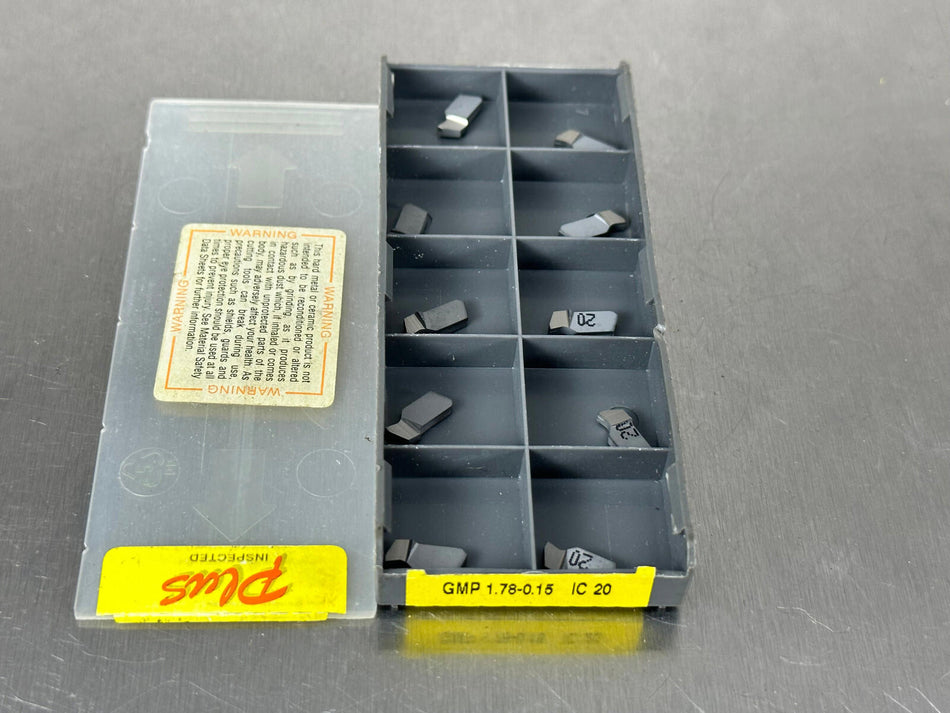 Iscar GMP 1.78-0.15 IC20 Carbide Insert (Pack of 10)