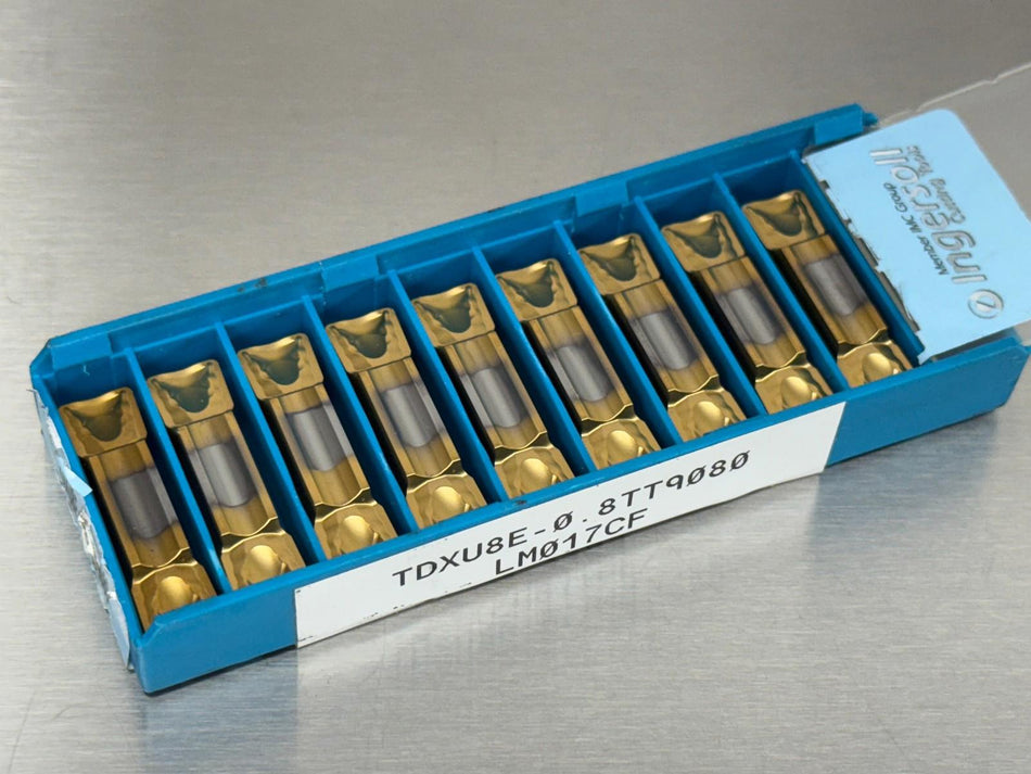 Ingersoll TDXU8E-0.8 TT9080 Carbide Insert Grooving 6402085 (Pack of 9)