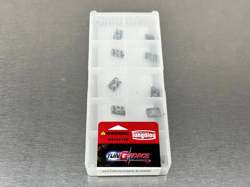 Tungaloy AVGT060302PBFR-AJ S05F Carbide Insert 6733157 (Pack of 10)