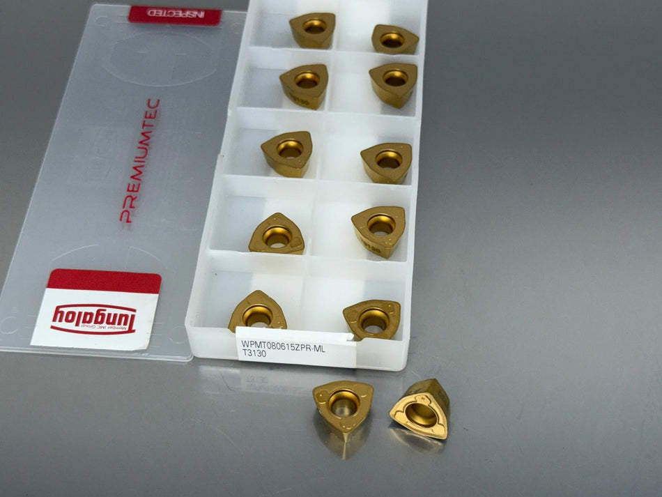 Tungaloy WPMT080615ZPR-ML T3130 Carbide Insert (Pack of 12)
