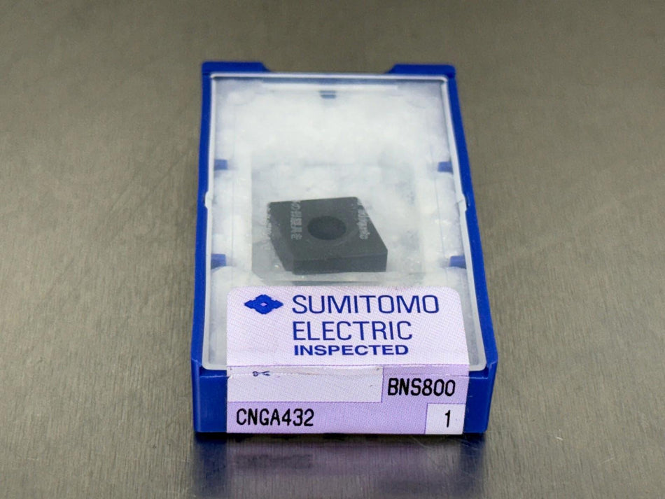 Sumitomo CNGA432 BNS800 Insert PCBN CNGA120408 (Pack of 1)