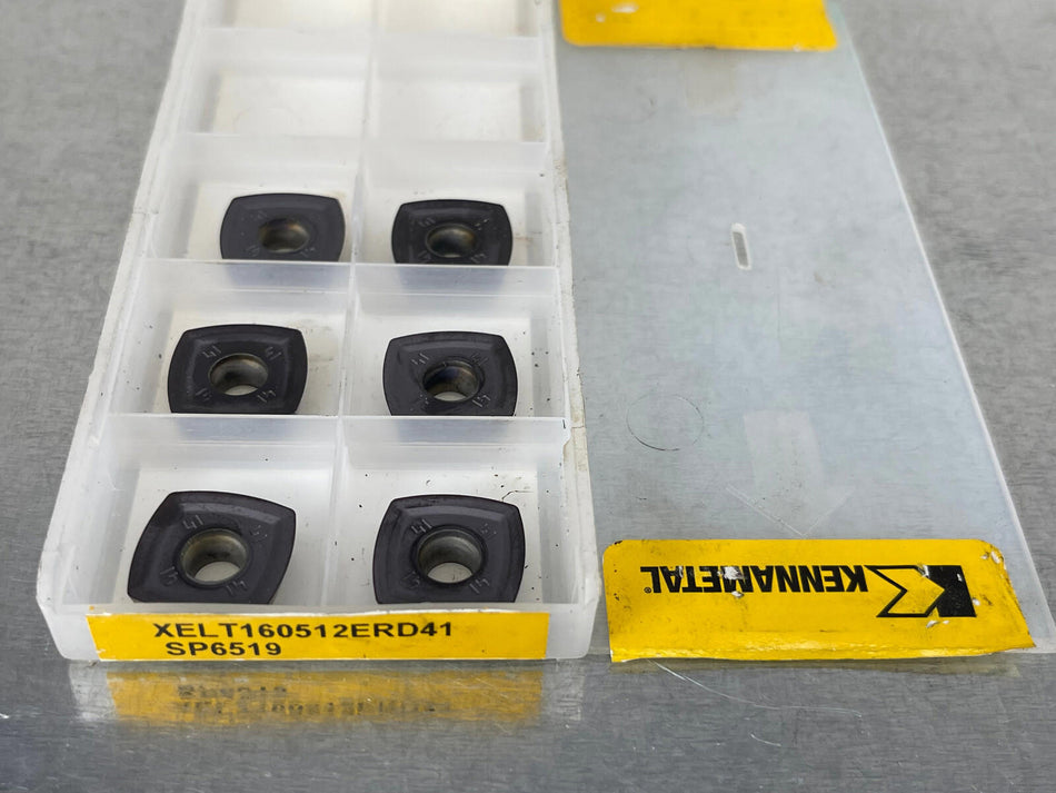 Kennametal XELT160512ERD41 SP6519 Carbide Insert (Pack of 6)