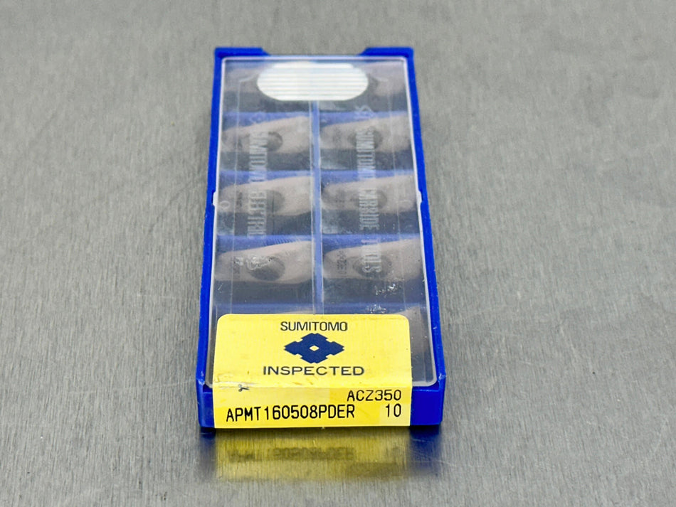 Sumitomo APMT160508PDER ACZ350 Carbide Insert (Pack of 10)