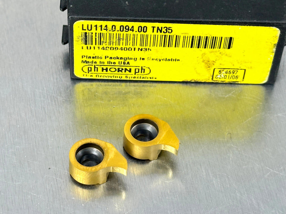 PH Horn LU114.0094.00 TN35 Carbide Insert Grooving (Pack of 2)