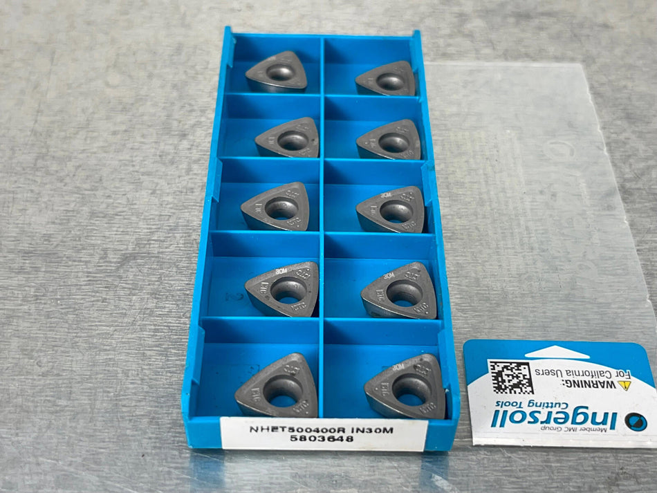 Ingersoll NHET500400R IN30M Carbide Insert (Pack of 10)