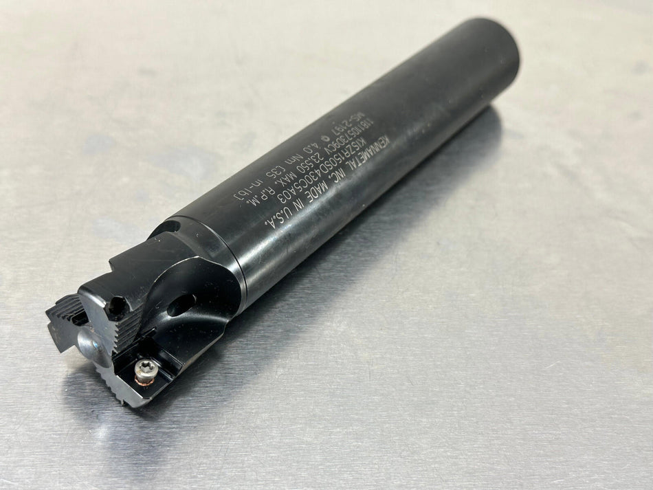 Kennametal 1.25" Indexable End Mill Plunge Z-Axis KISZR150SD430C5A03, 3107215