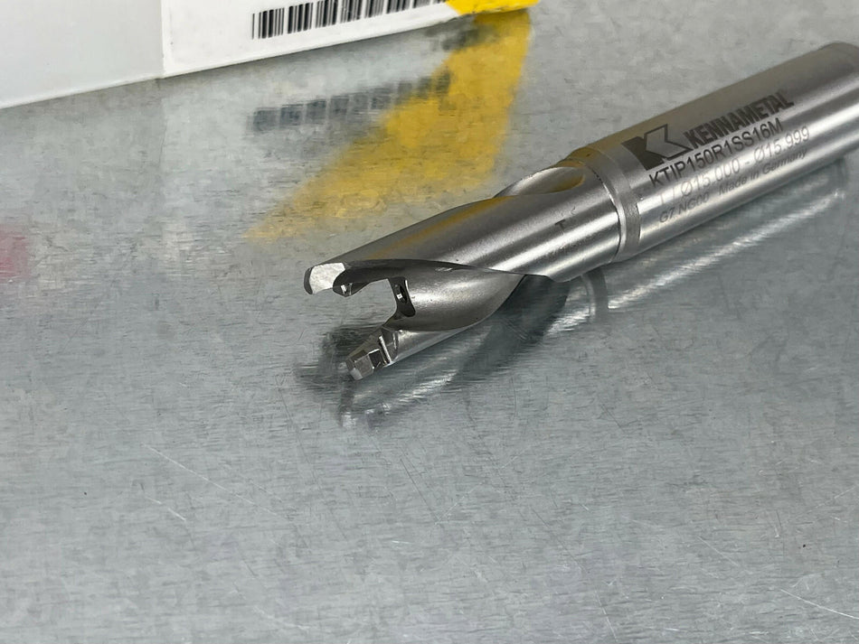 Kennametal KTIP150R1SS16M Indexable Drill Body KenTip 15mm - 15.99mm