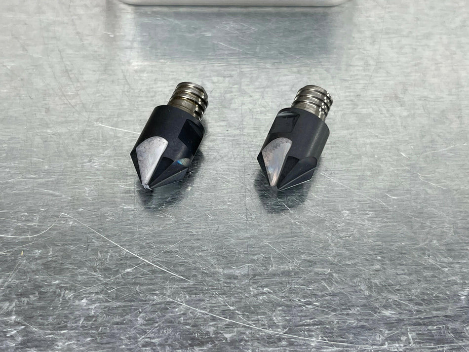 (2) Tungaloy VCA0375L16A45-U04S06 Carbide Chamfering Tip Mill Head TungMeister