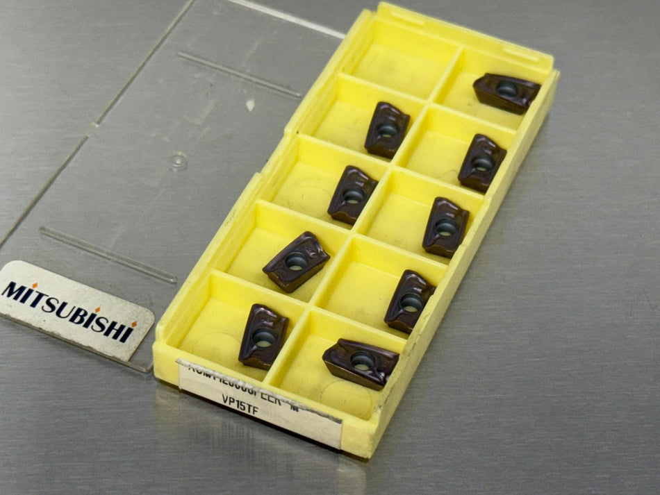 Mitsubishi AOMT123608PEER-M VP15TF Carbide Insert (Pack of 9)