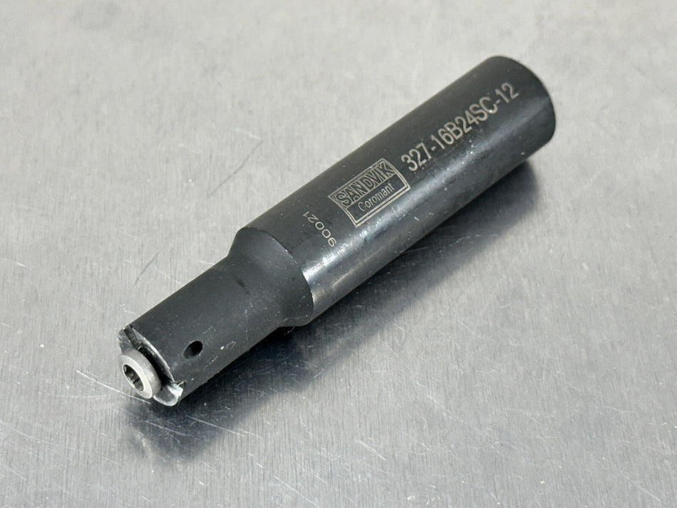 Sandvik 327-16B24SC-12 Tool Holder Shank Weldon to CoroMill 327 Size 12