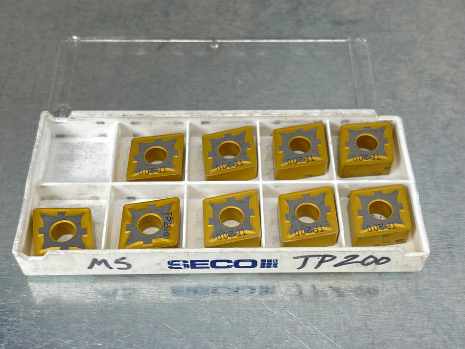 Seco CNMG 543-M5 TP200 Carbide Insert 160612-M5 (Pack of 9)