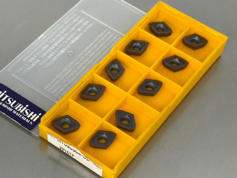 Mitsubishi GPMT090304-U2 VP15TF Carbide Insert (Pack of 10)