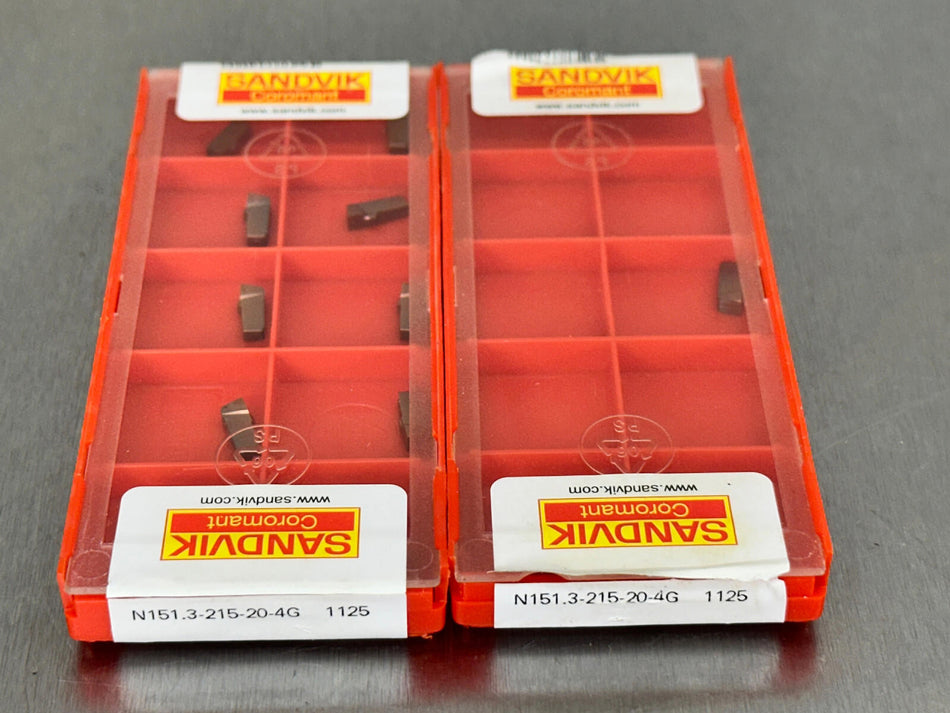 Sandvik N151.3-215-20-4G 1125 Carbide Insert Q-Cut (Pack of 11)