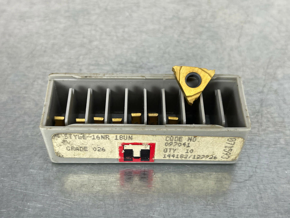 RTW 16NR 18UN 026 Carbide Insert Threading (Pack of 8)