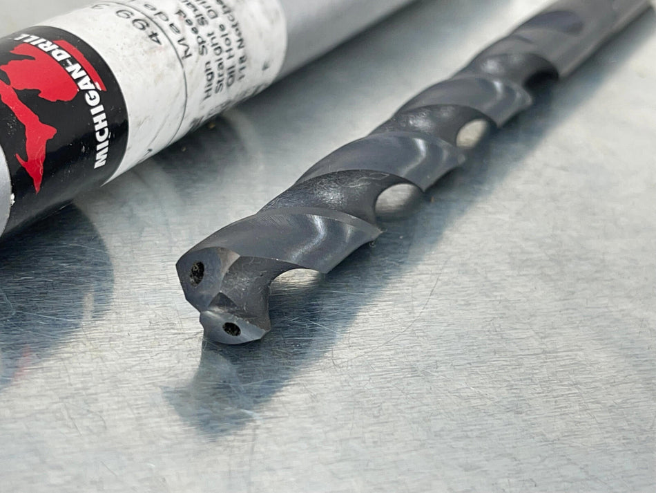 Michigan 35/64" 499 Drill Oil Hole HSS 8.25" OAL