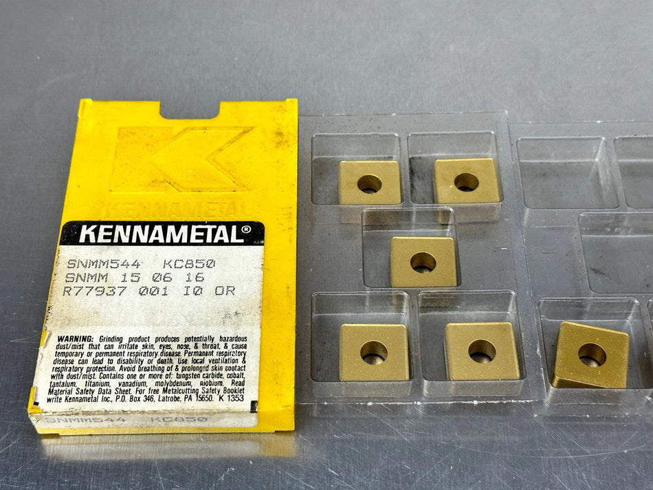 Kennametal SNMM 544 KC850 Carbide Insert 150616 (Pack of 7)