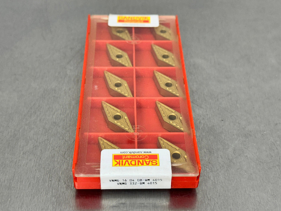Sandvik VNMG 332-QM 4015 Carbide Insert VNMG 16 04 08-QM (Pack of 10)