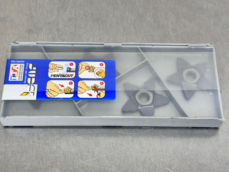 Iscar PENTA 34N200PB020 IC908 Carbide Insert 6002419 (Pack of 4)