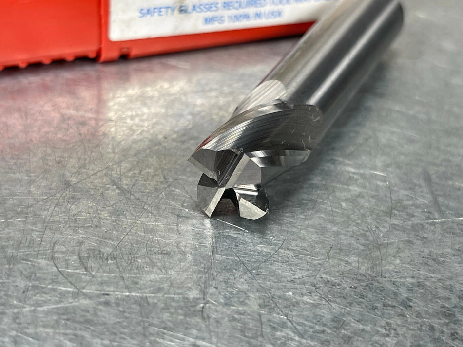 1/2" Carbide End Mill HTC 4 Flute Stub Length 100-4500