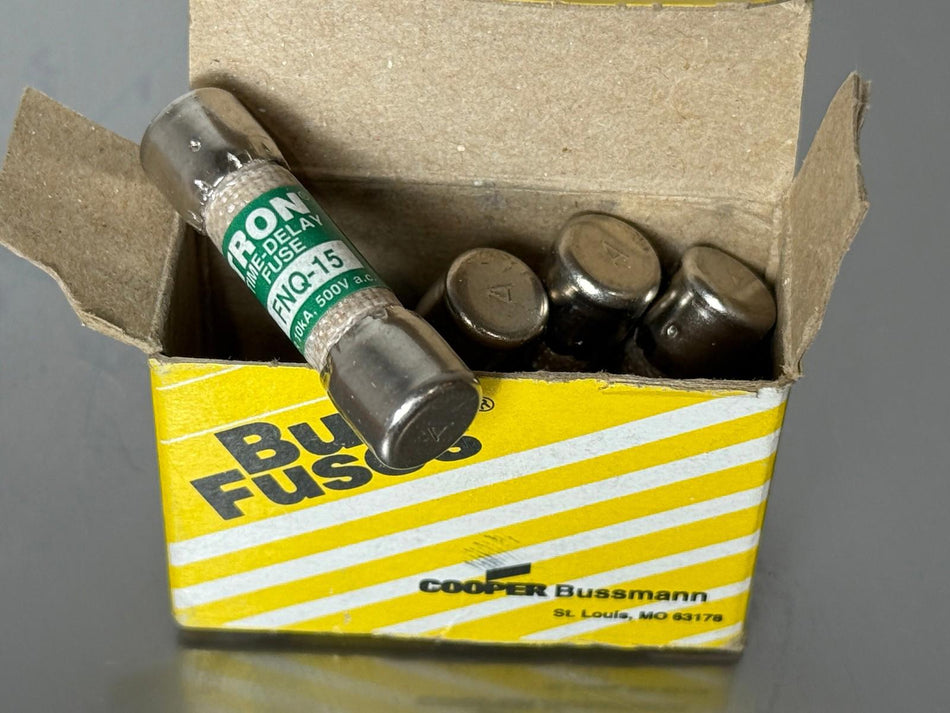 Bussmann FNQ-15 Fuse 15A Buss Tron FNQ 15 (Box of 5)