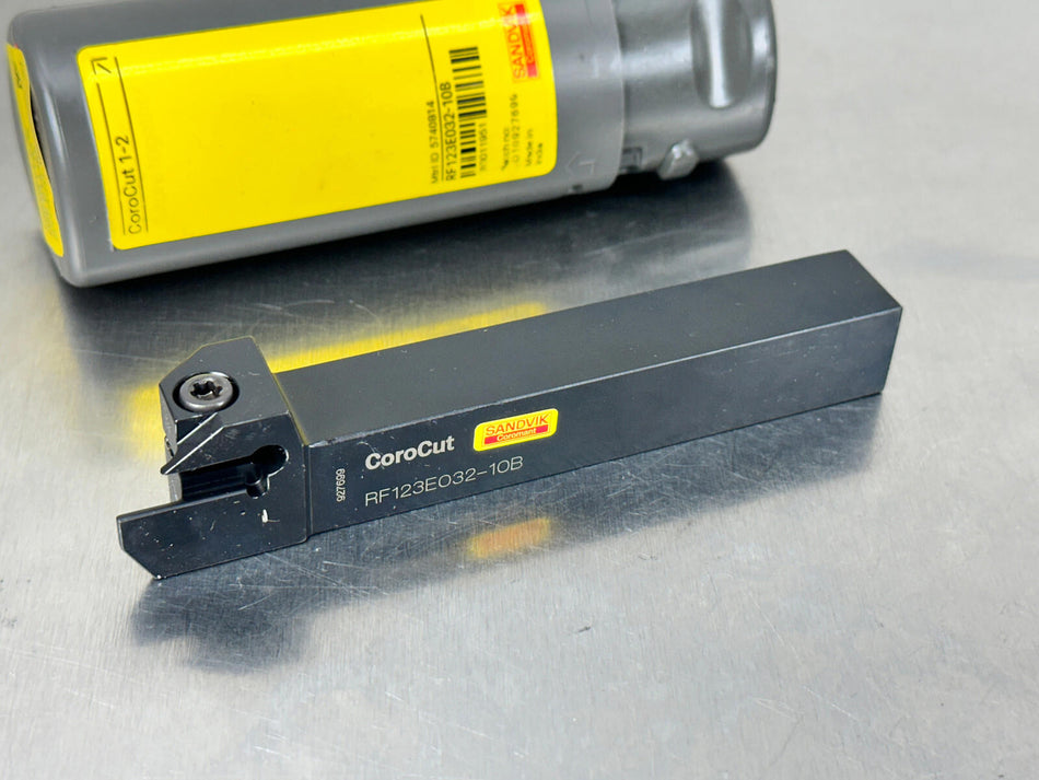 Sandvik RF123E032-10B Indexable Tool Holder Parting Grooving CoroCut 1-2