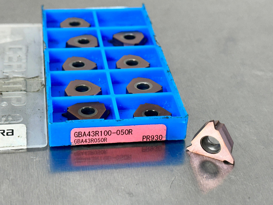 Kyocera GBA43R100-050R PR930 Carbide Insert (Pack of 10)