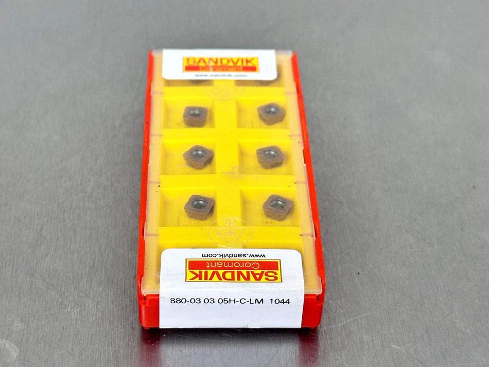 Sandvik 880-03 03 05H-C-LM 1044 Carbide Insert (Pack of 10)