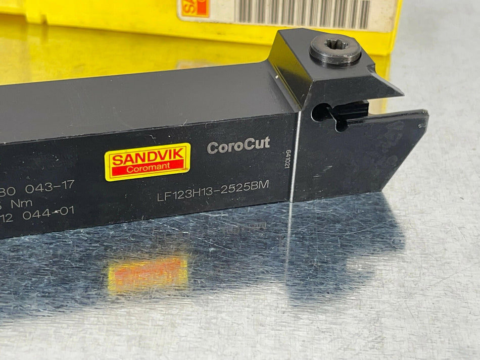 Sandvik LF123H13-2525BM Indexable Tool Holder 25mm Parting / Grooving CoroCut