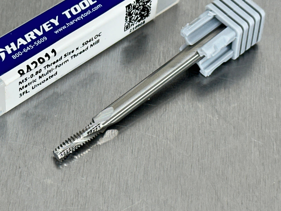 Harvey M5-0.80 Carbide Thread Mill Multi-Form Milling Cutter 842911