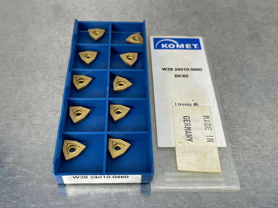 Komet W28 24010.0460 BK60 Carbide Insert (Pack of 10)