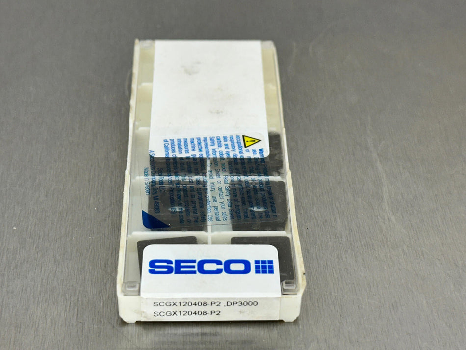 Seco SCGX120408-P2 DP3000 Carbide Insert Drill 09911 (Pack of 6)