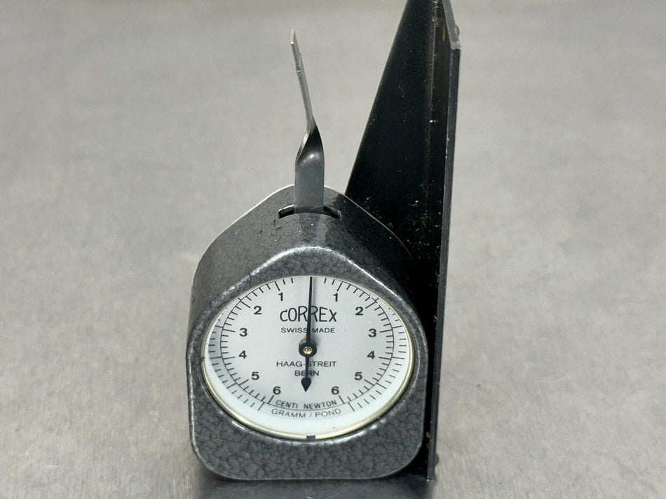 CORREX HAAG-STREIT BERN Swiss Made Tension Gauge Gramm Pond 6