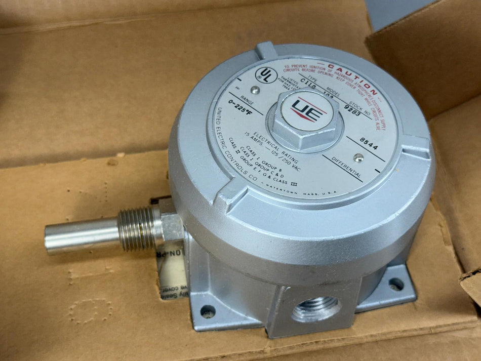 UE C110 Model 102 Temperature Controller 0-225° F United Electrical 9283