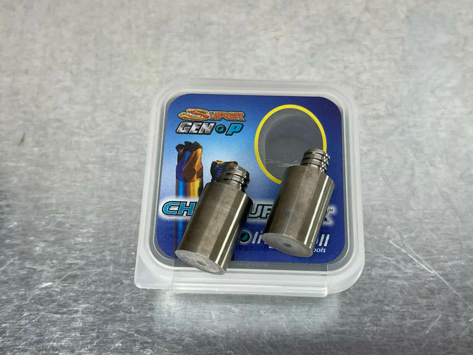 (2) Ingersoll 12mm Carbide Blank T06 Chip Surfer End Mill Rod 4RJ12000T6-S170