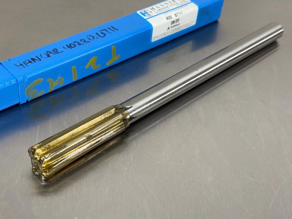 Hannibal .6711 Carbide Tipped Reamer 400 Chucking