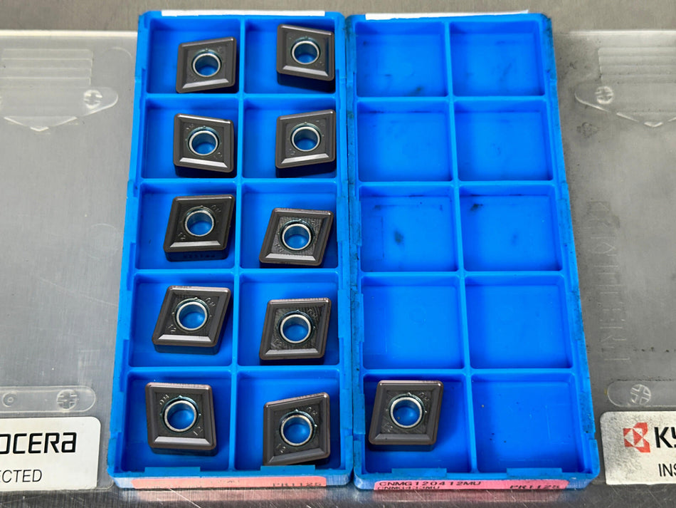 Kyocera CNMG433MU PR1125 Carbide Insert CNMG120412MU (Pack of 11)