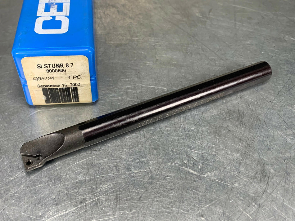 Kyocera SI STUNR 8-7 Indexable Boring Bar - No torx screw