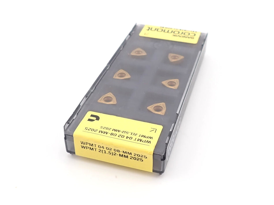 Sandvik WPMT 2(1.5)2-MM 2025 Carbide Insert 04 02 08-MM (Pack of 10)