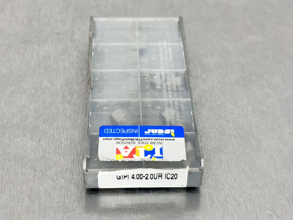 Iscar GIPI 4.00-2.0UR IC20 Carbide Insert 6401360 (Pack of 5)