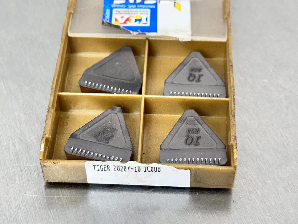 Iscar TIGER 2020Y-IQ IC808 Carbide Insert 6405397 (Box of 4)