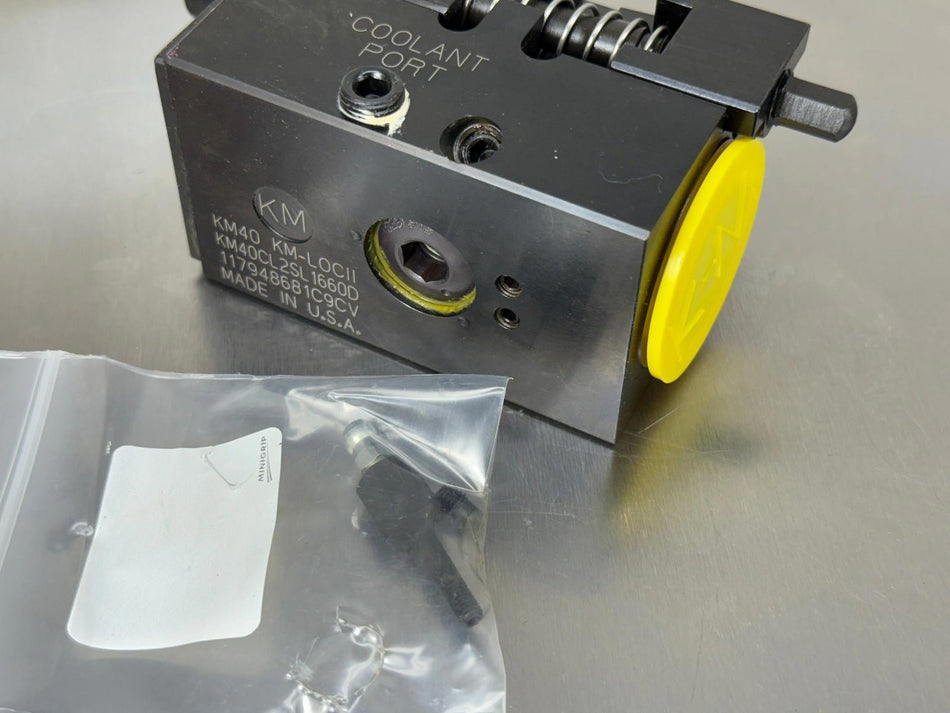 Kennametal KM40 Square Shank Clamping Unit Block KM-LOC KM40CL2SL1660D, 1785183