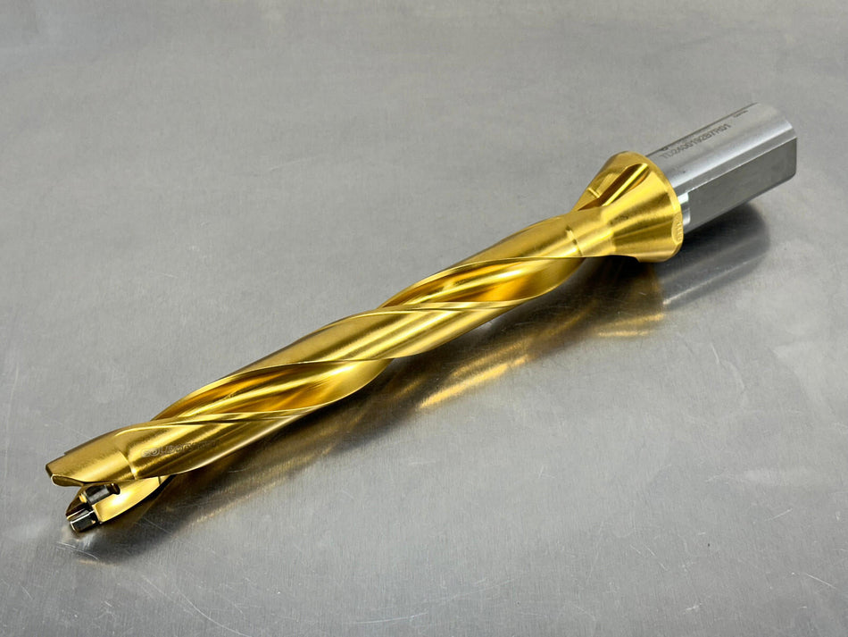 Ingersoll TD2400192B7R01 Indexable Tip Drill 24mm 8xD Gold Twist 3212810