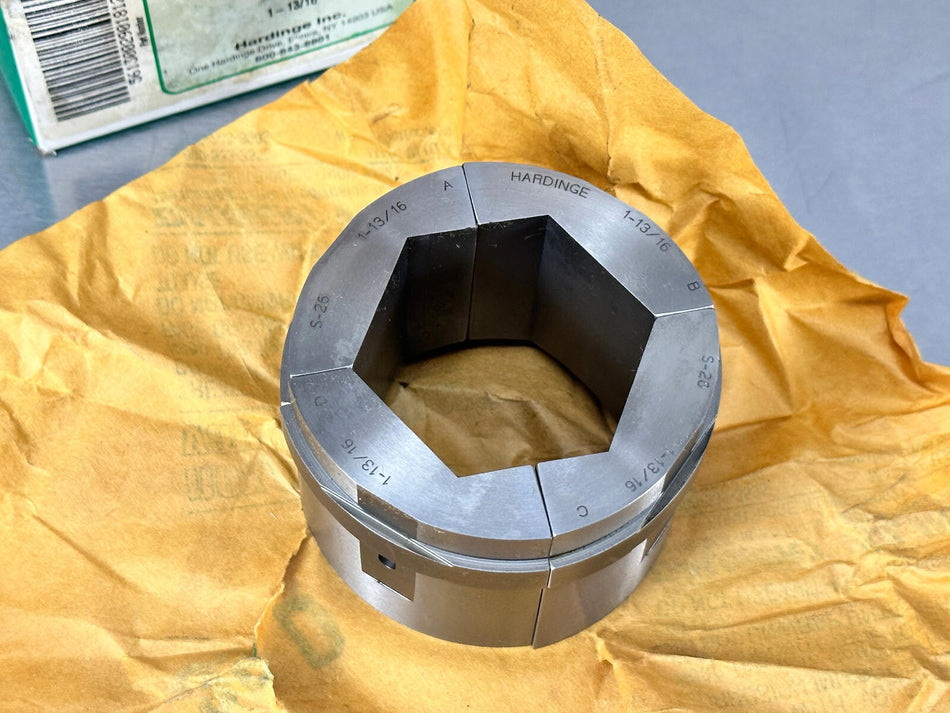 Hardinge S26 Collet Pad 1-13/16" Hex Smooth