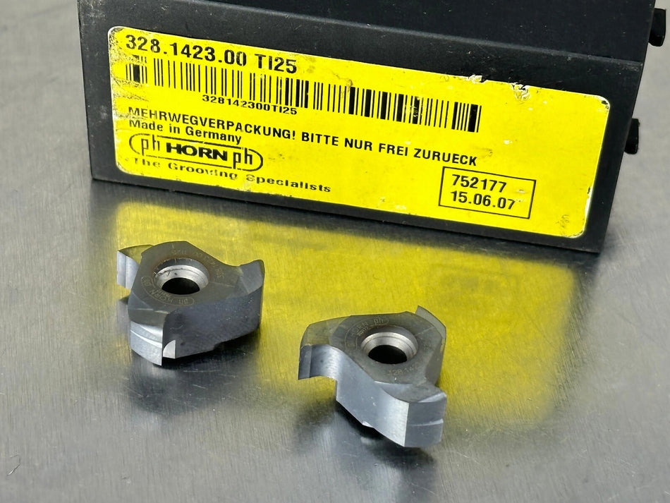 PH Horn 328.1423.22 TI25 Carbide Insert Grooving (Pack of 2)
